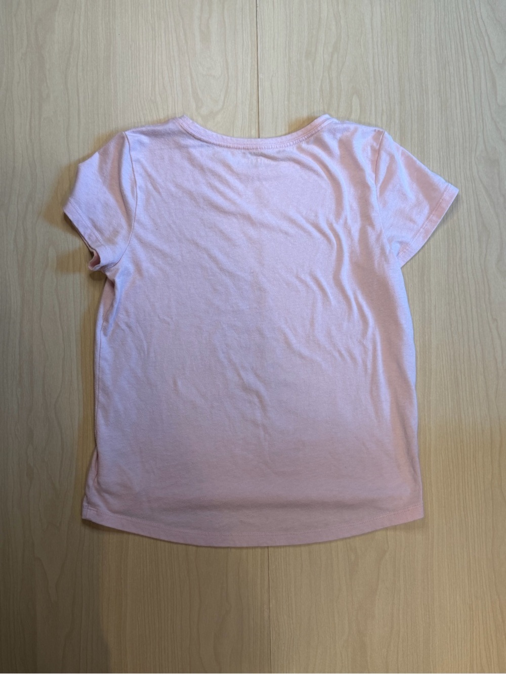 Girls Short Sleeve Tee in Light Pink - Picture 2 of 3